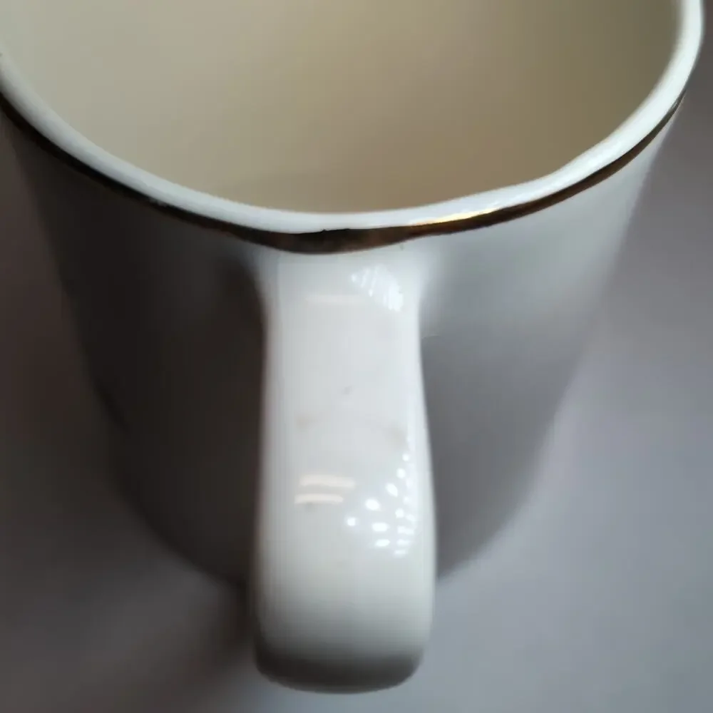 Vintage Sabin China Cathy Rose‎ Pitcher Smooth Edge Gold Trim